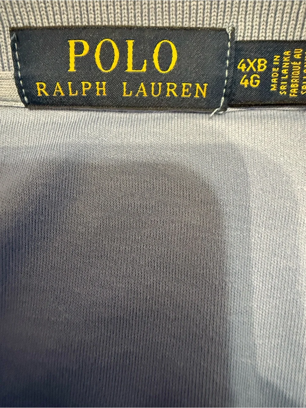 Polo Ralph Lauren Men’s Big & Tall 4XB Blue Polo Golf Shirt Pony Logo 4X